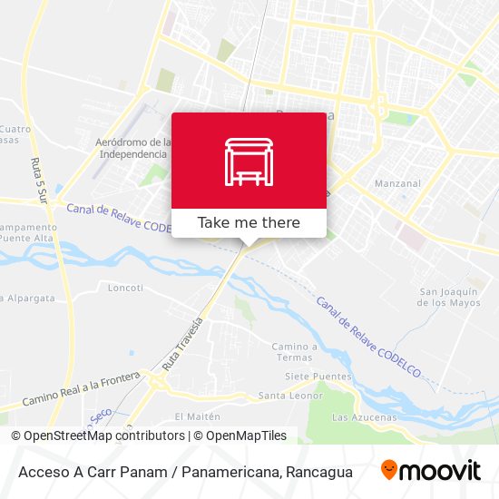Acceso A Carr Panam / Panamericana map