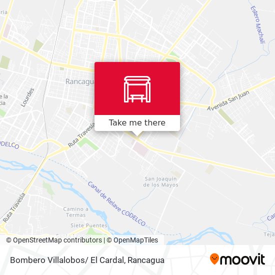 Bombero Villalobos/ El Cardal map