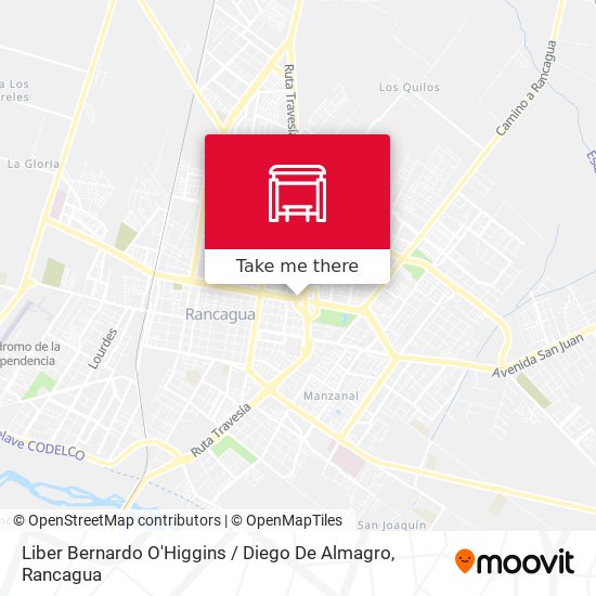 Mapa de Liber Bernardo O'Higgins / Diego De Almagro