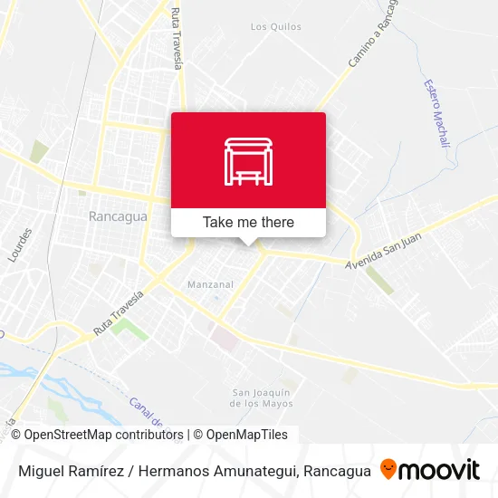 Miguel Ramírez / Hermanos Amunategui map