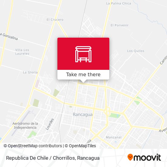 Republica De Chile / Chorrillos map