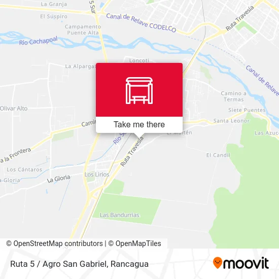 Ruta 5 / Agro San Gabriel map