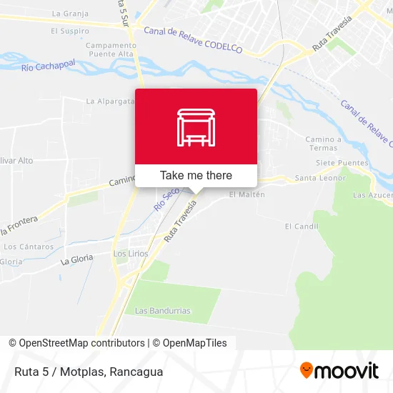 Mapa de Ruta 5 / Motplas