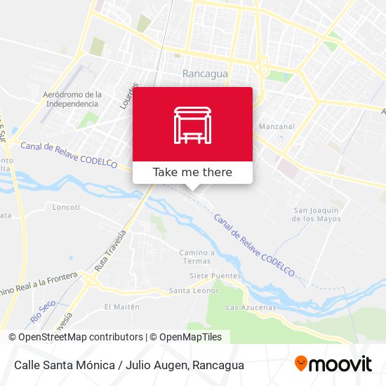 Calle Santa Mónica / Julio Augen map