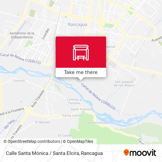Mapa de Calle Santa Mónica / Santa Elcira