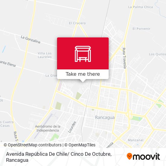 Avenida República De Chile/ Cinco De Octubre map