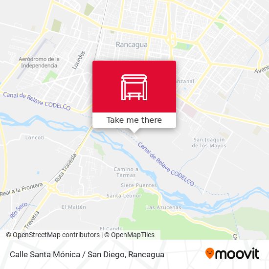 Calle Santa Mónica / San Diego map