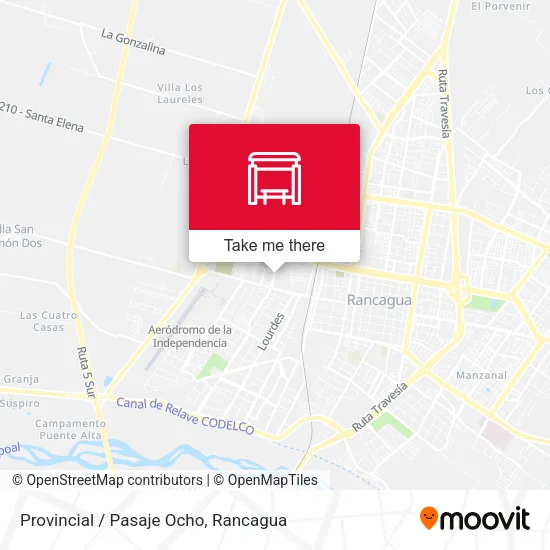 Mapa de Provincial / Pasaje Ocho