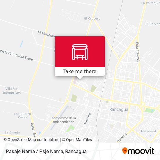 Mapa de Pasaje Nama / Psje Nama