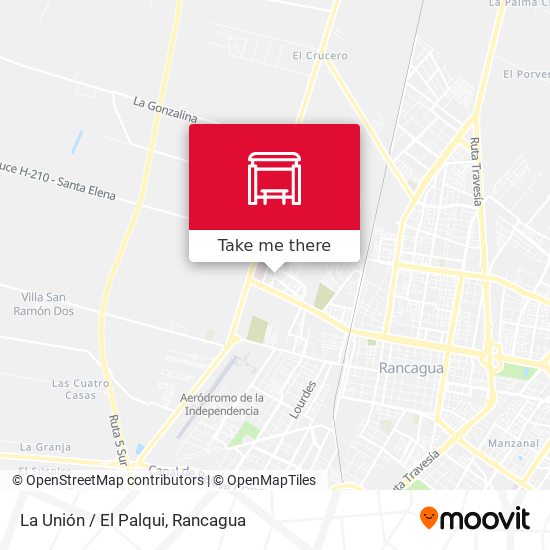 Mapa de La Unión / El Palqui