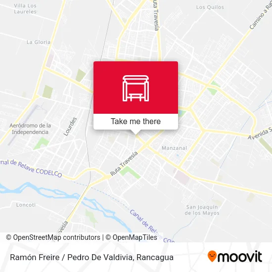 Mapa de Ramón Freire / Pedro De Valdivia