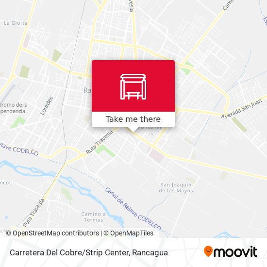 Mapa de Carretera Del Cobre / Strip Center