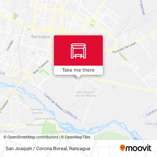 San Joaquín / Corona Boreal map