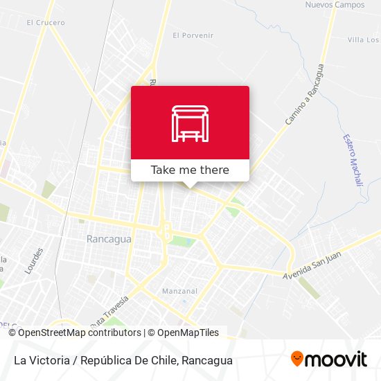 La Victoria / República De Chile map