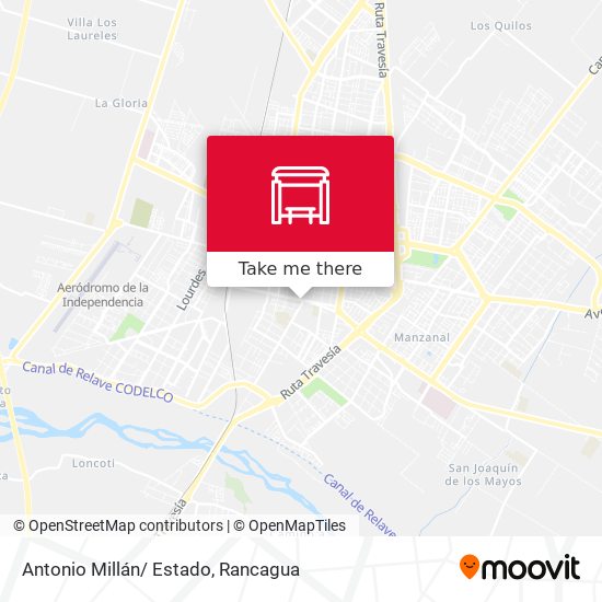 Antonio Millán/ Estado map