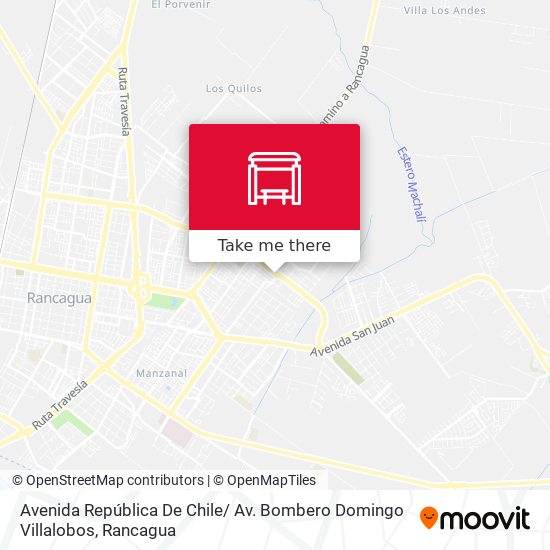 Avenida República De Chile/ Av. Bombero Domingo Villalobos map