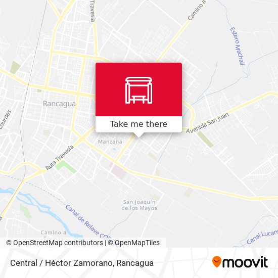 Central / Héctor Zamorano map