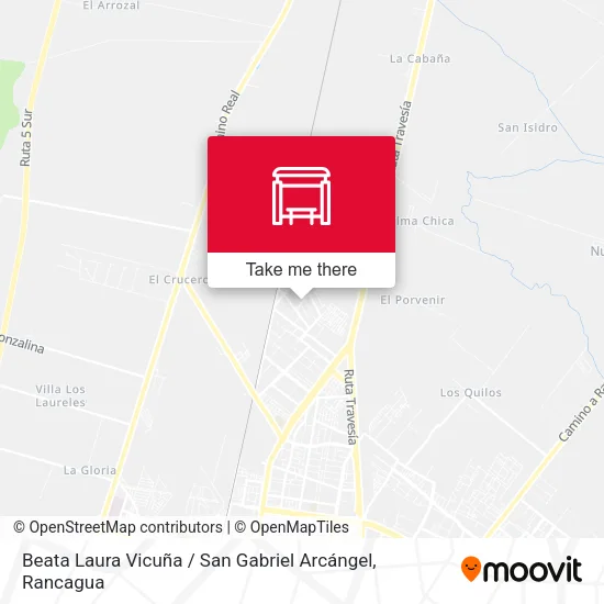 Mapa de Beata Laura Vicuña / San Gabriel Arcángel