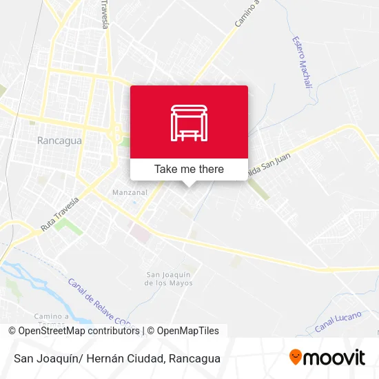 Mapa de San Joaquín/ Hernán Ciudad