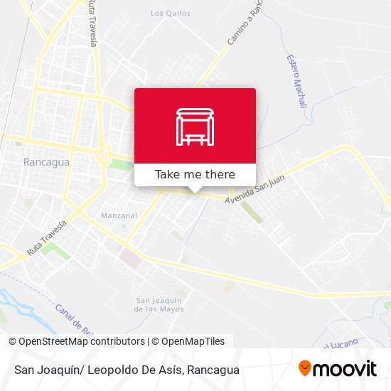 San Joaquín/ Leopoldo De Asís map