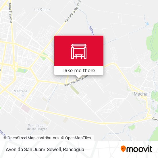 Mapa de Avenida San Juan/ Sewell