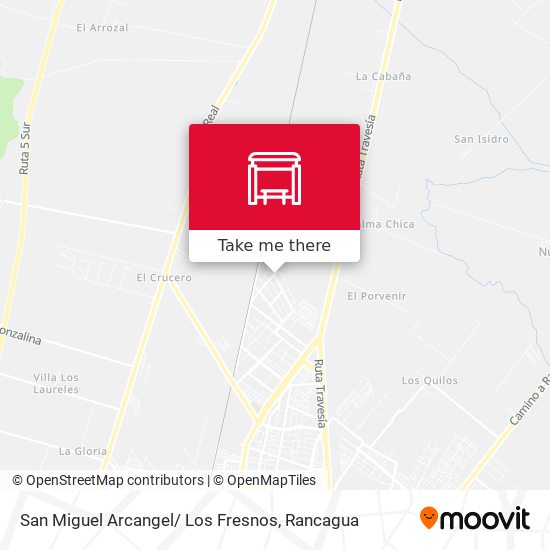 Mapa de San Miguel Arcangel/ Los Fresnos