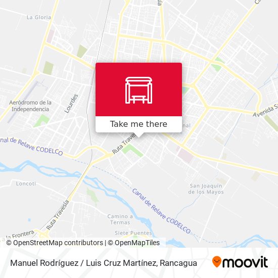 Manuel Rodríguez / Luis Cruz Martínez map