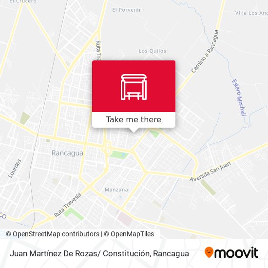 Juan Martínez De Rozas/ Constitución map