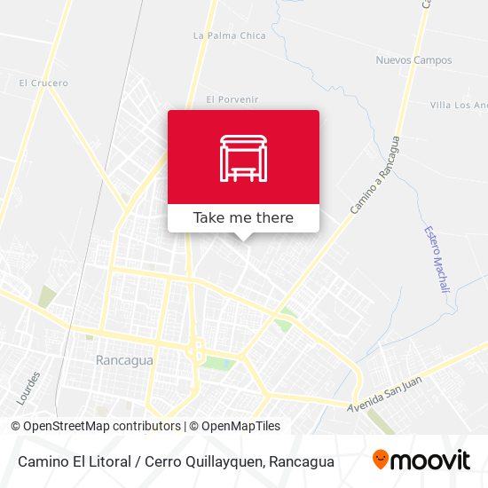 Mapa de Camino El Litoral / Cerro Quillayquen