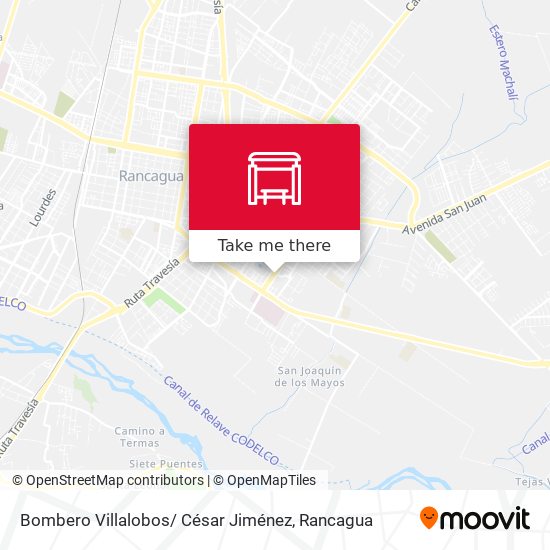Bombero Villalobos/ César Jiménez map