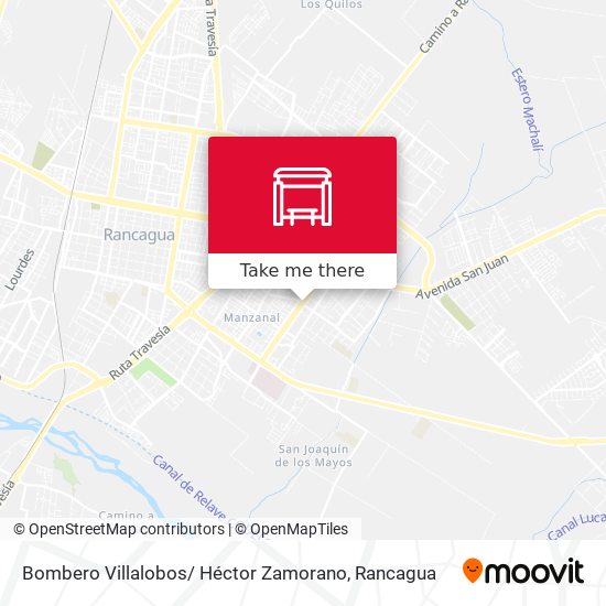 Bombero Villalobos/ Héctor Zamorano map