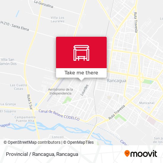 Mapa de Provincial / Rancagua