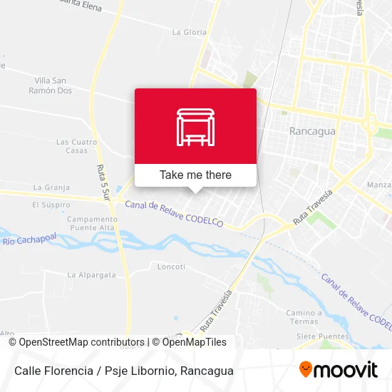 Mapa de Calle Florencia / Psje Libornio