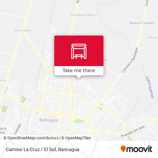 Mapa de Camino La Cruz / El Sol