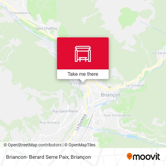 Briancon- Berard Serre Paix map