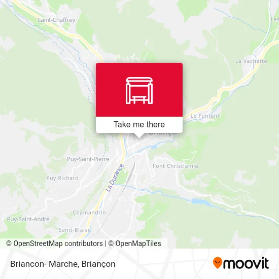 Briancon- Marche map