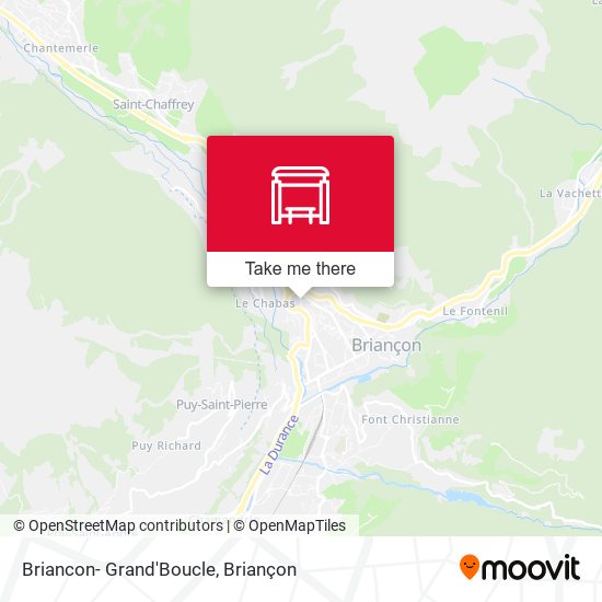Briancon- Grand'Boucle map