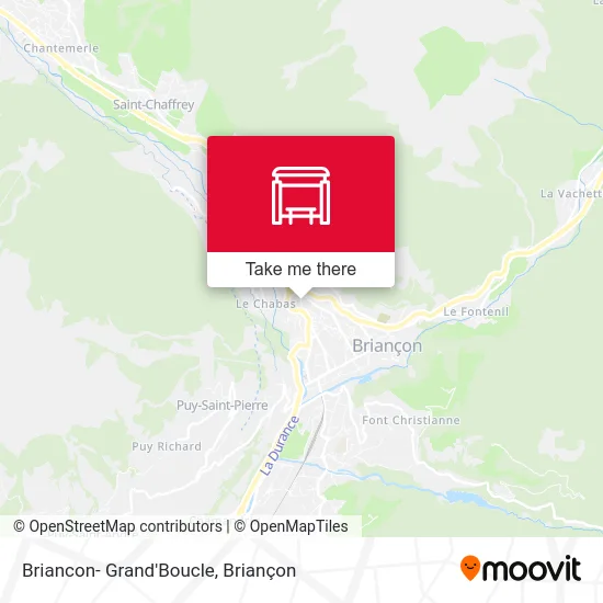 Briancon- Grand'Boucle map
