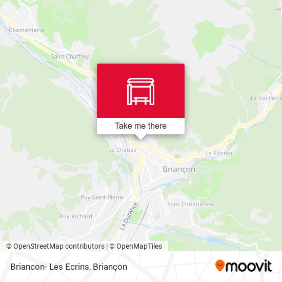 Briancon- Les Ecrins map
