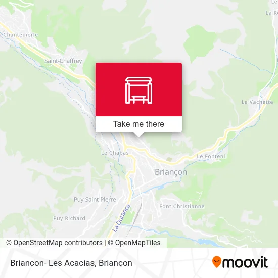 Briancon- Les Acacias map