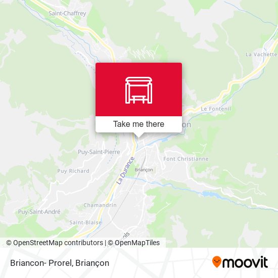 Briancon- Prorel map