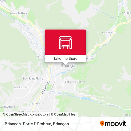 Briancon- Porte D'Embrun map