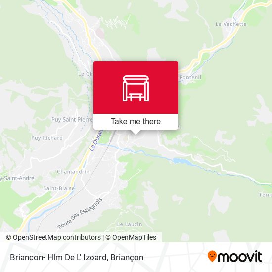 Briancon- Hlm De L' Izoard map