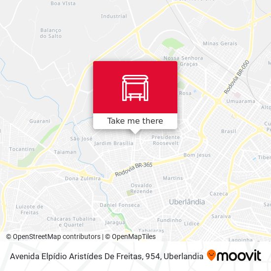 Avenida Elpídio Aristídes De Freitas, 954 map