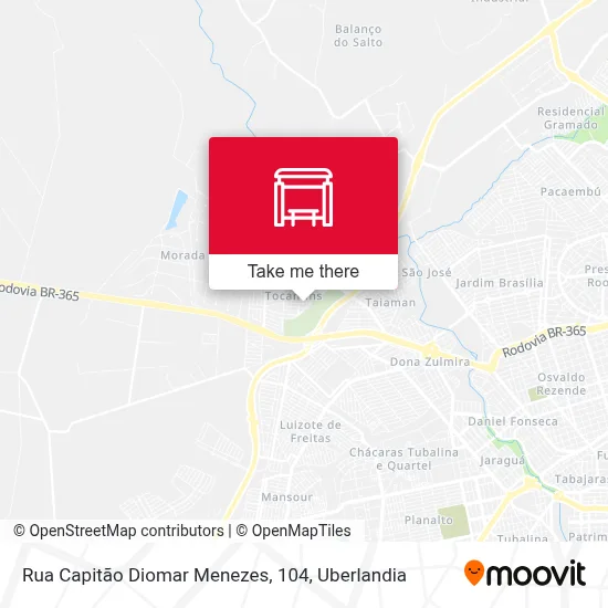 Rua Capitão Diomar Menezes, 104 map