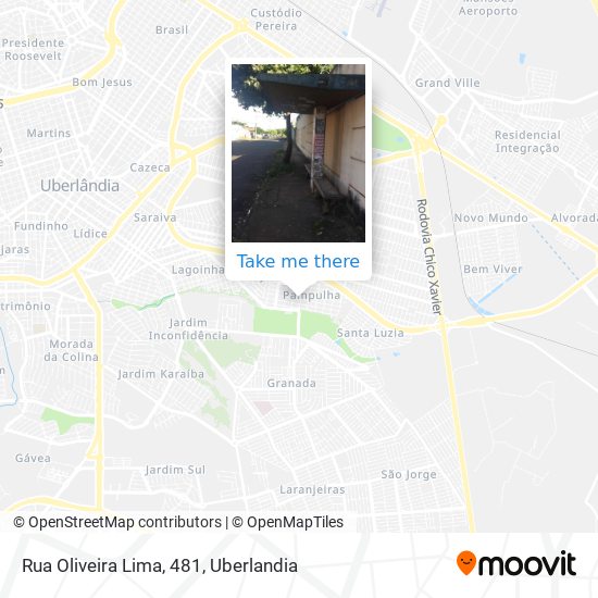 Mapa Rua Oliveira Lima, 481