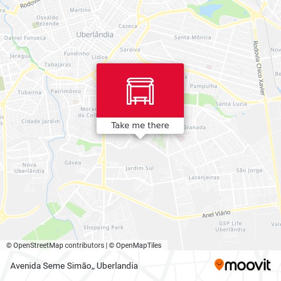 Mapa Avenida Seme Simão,