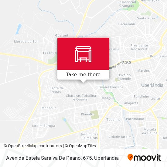 Mapa Avenida Estela Saraíva De Peano, 675