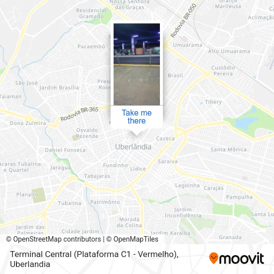 Terminal Central (Plataforma C1 - Vermelho) map