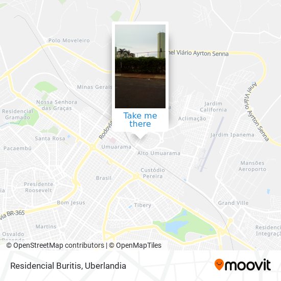 Residencial Buritis map